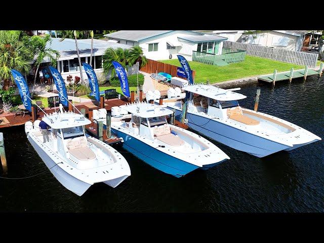 NEW 38' Freeman Walkthrough and Sea Trial at Fort Lauderdale Boat Show!