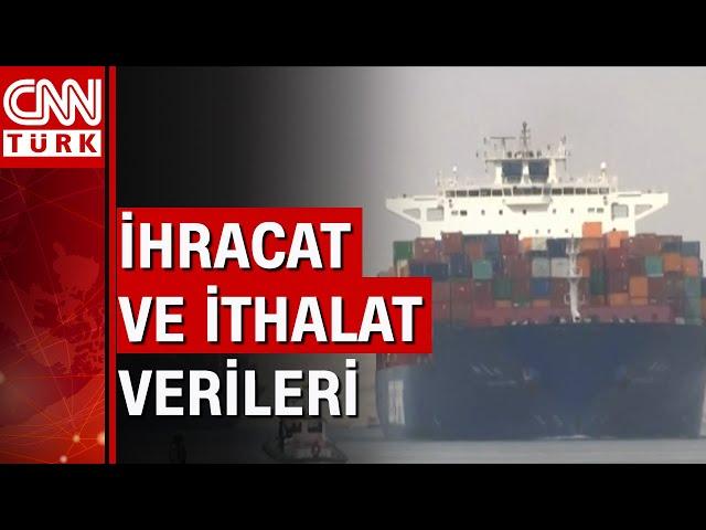 Ağustos ayı ihracat ve ithalat verileri açıklandı