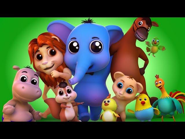 Animal Sound Video for Kids | Farm Animal Nursery Rhymes & Songs for Babies by Farmees