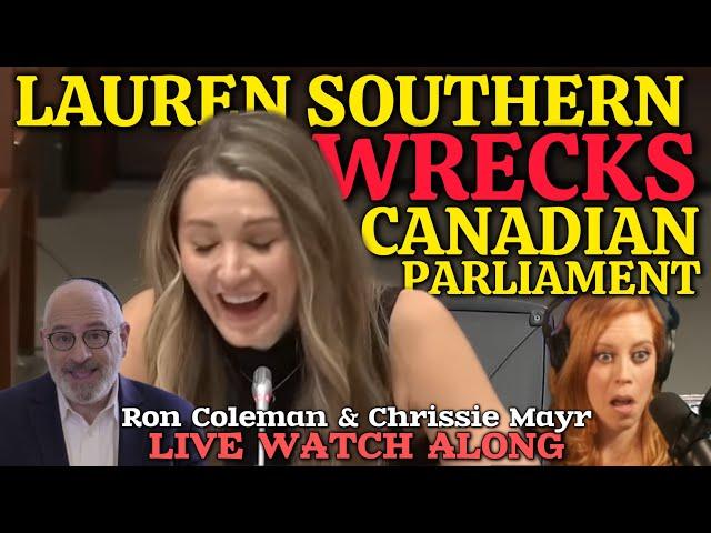 Lauren Southern Canadian Parliament Testimony LIVE REACTION! Ron Coleman & Chrissie Mayr