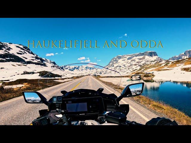 POV 2024 K1600 GTL crossing Haukelifjell going to Odda