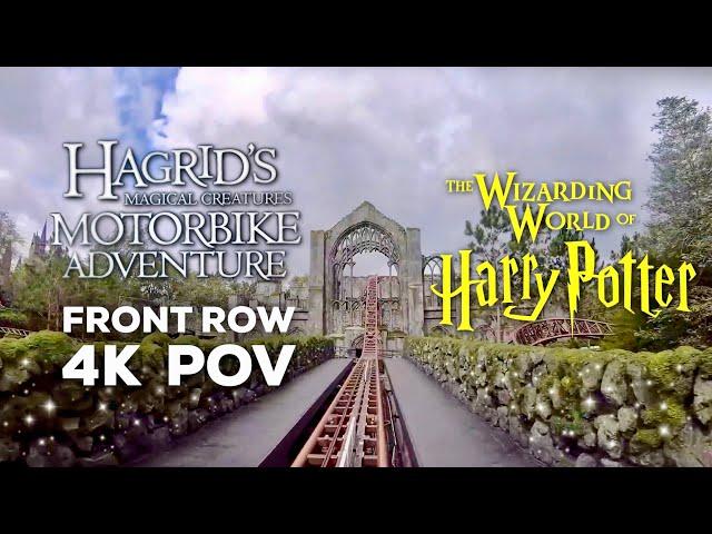 FRONT ROW Hagrid's Magical Creatures Motorbike Adventure OPENING DAY FULL POV | WIZARDING WORLD