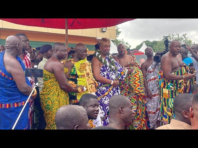 The only two kings in Ghana meet as Otumfuo donates 5 billion cedis to Ga Mantse 