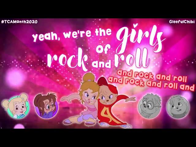 REBOOT | The Chipmunks and Chipettes - The Girls of Rock 'n Roll (with lyrics)