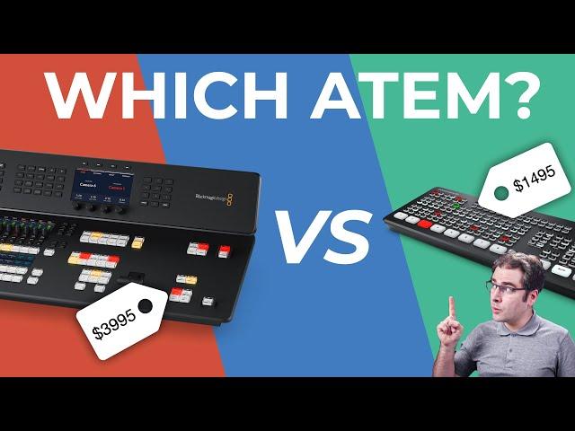 Blackmagic ATEM TVS HD8 ISO vs SDI Extreme ISO | Which should you buy?