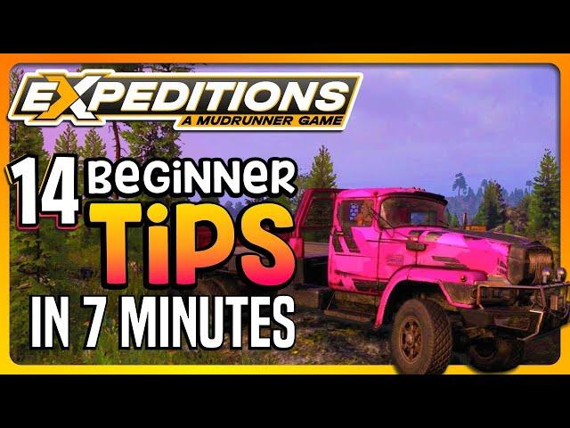 14 BEGINNER TIPS to Know BEFORE Playing Expeditions: A Mudrunner Game