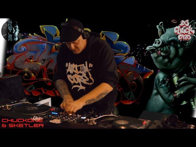 Chuckone & Sketler vinyl Gabber Early Rave Hardcore mix