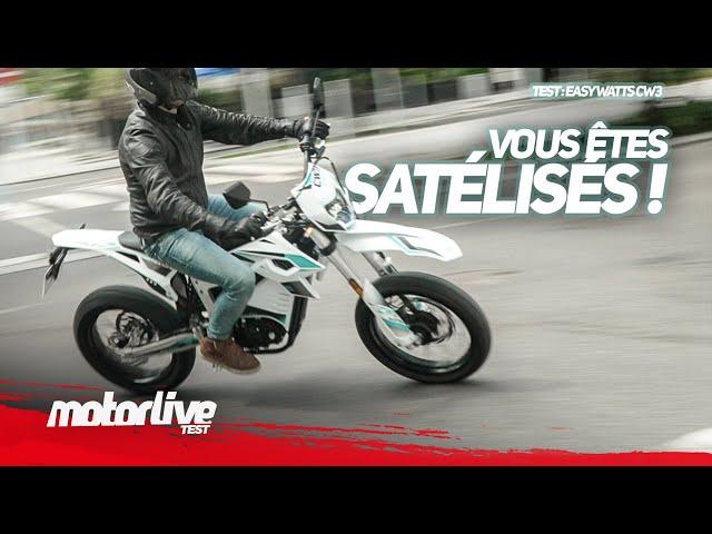 EasyWatts CW3 - Le Supermotard électrique qui satellise !