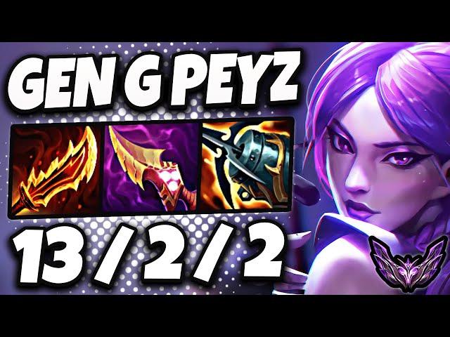 Kaisa vs Ashe ADC [ Gen G Peyz ] Patch 14.11 Korea Master 