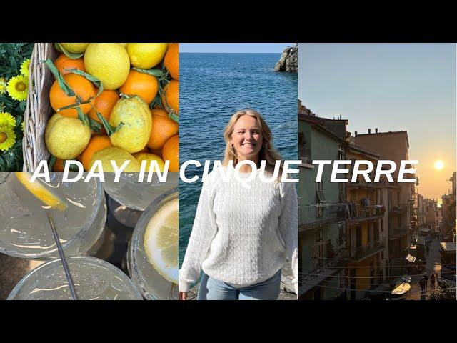 VISITING CINQUE TERRE, ITALY// study abroad vlogs | julia thompson