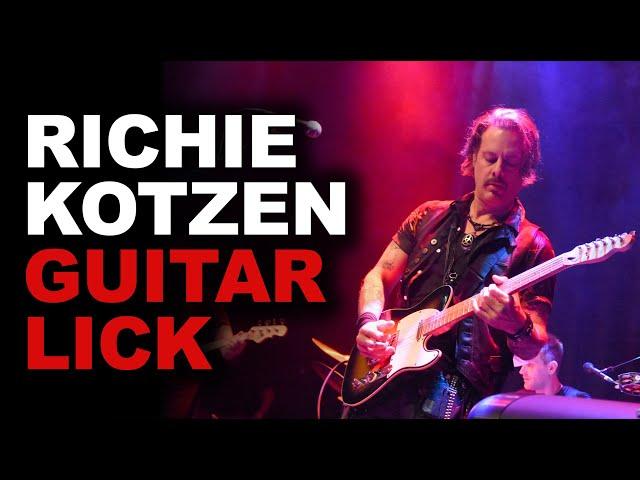 Guitar Lick: Richie Kotzen