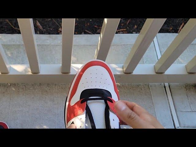 How to do the OVER LACE tutorial #sneakerhead #laceswap