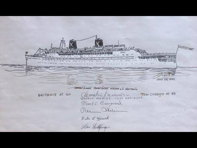 Floating Paradise Lost:  SS BRITANIS, Part Two:  60th Anniversary Cruise