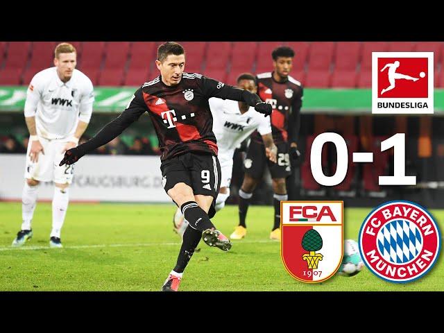 Lewandowski Secures First Place | FC Augsburg - FC Bayern München | 0-1 | Highlights | MD 17