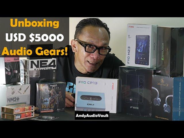 EPIC Unboxing! $5000 Worth of Audio Gears from FiiO, NF Audio & HiSenior