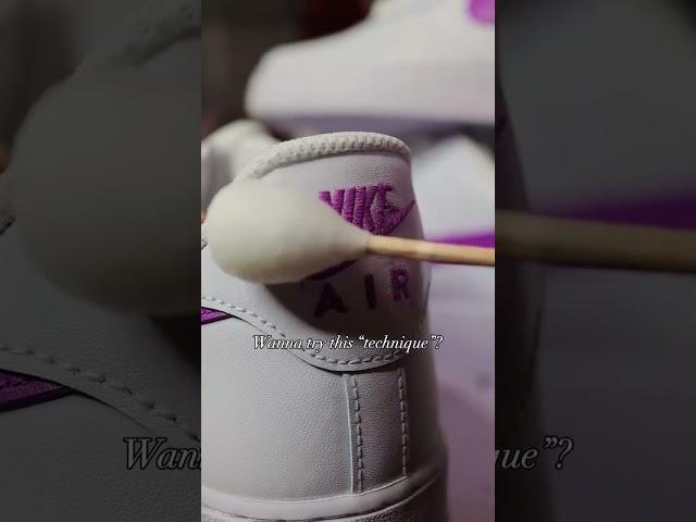 Purple Custom Air Force 1 Sneakers | "The Cotton Ball Trick" ️ 