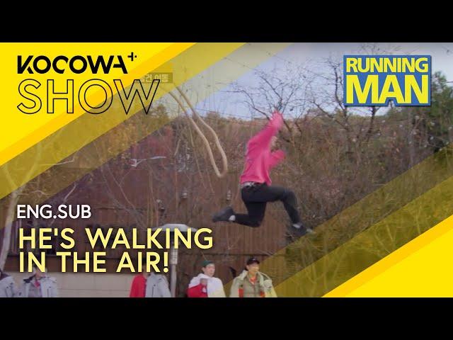 Haha Walks On Air! SPOILER: He Gets Wet!  | Running Man EP734 | KOCOWA+