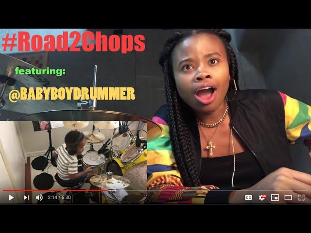 The Pocket Queen | #Road2Chops feat. Baby Boy Drummer