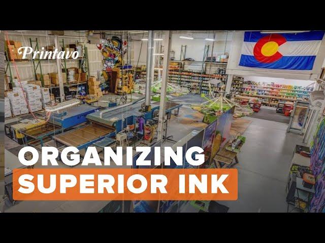 How Superior Ink Manages Their 15,000 Sq. Ft. Screen Print Shop