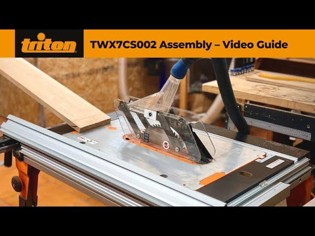 Assembly & Setup – Triton TWX7CS002 Contractor Saw Module 10” / 254mm