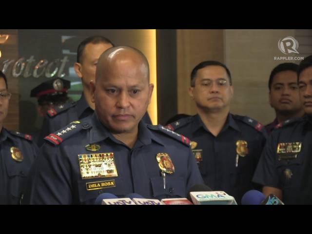 PNP Chief Ronald dela Rosa on meeting with 3 generals linked to illegal drug trade