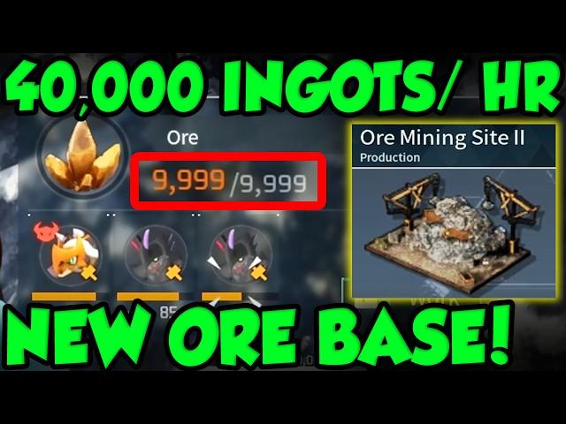 BEST PALWORLD ORE MINING BASE AFTER ORE MINING SITE UPDATE! Fastest Palworld Ingot Farm!