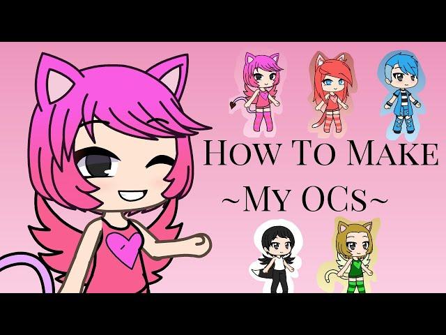 How To Make My OCs! | Gacha Life | Jasmine Sweet Girl | (READ DESCRIPTION)