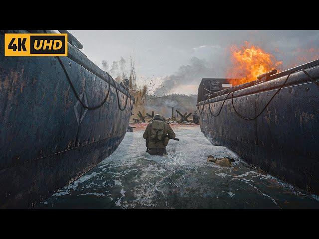 D - Day WWII | Normandy 1944 | Realistic Ultra High Graphics Gameplay [4K 60FPS UHD] Call of Duty