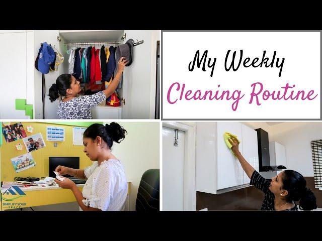 My Weekly Cleaning Routine - Simplify Your Space