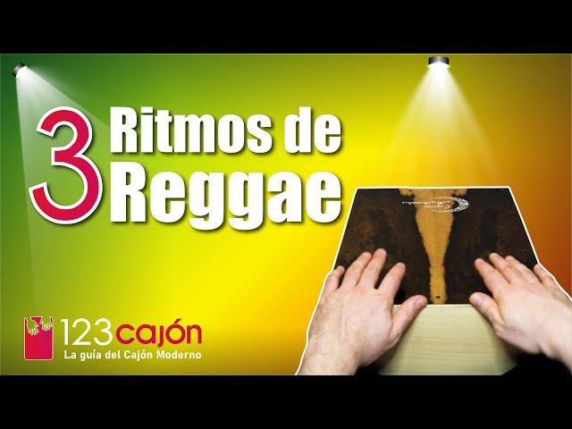 3 Ritmos REGGAE para Cajón - cómo tocar reggae cajón / REGGAE CAJON