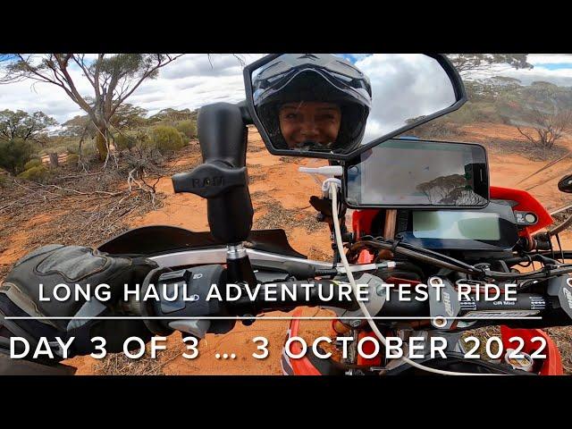 Day 3 of 3 - Test ride mod’s & upgrades to my Honda CRF300L Hérmes for long haul adventure riding