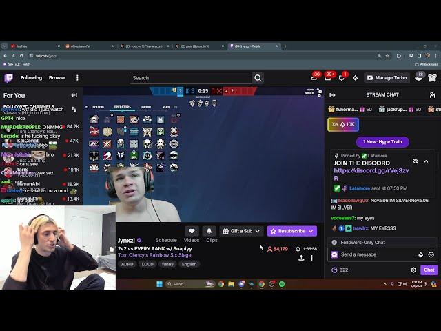 xQc Discovers that Jynxzi Has 15K Bots in his Chat