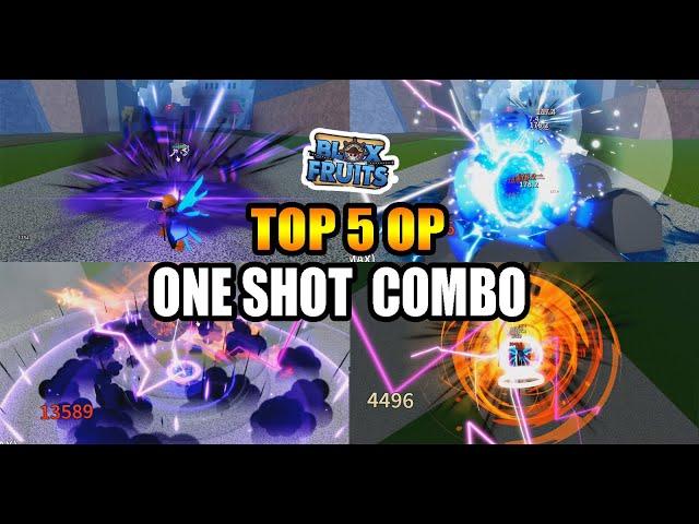 Top 5 OP One Shot Combo - Blox Fruits