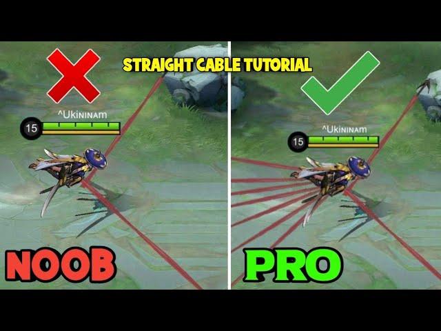 STRAIGHT CABLE TUTORIAL  ( HARDEST FANNY CABLE ) MASTER in 8 MINS   - MLBB