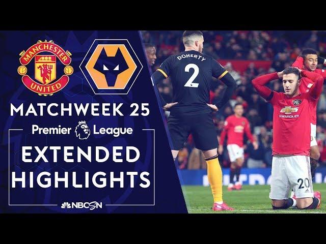 Manchester United v. Wolves | PREMIER LEAGUE HIGHLIGHTS | 2/1/2020 | NBC Sports