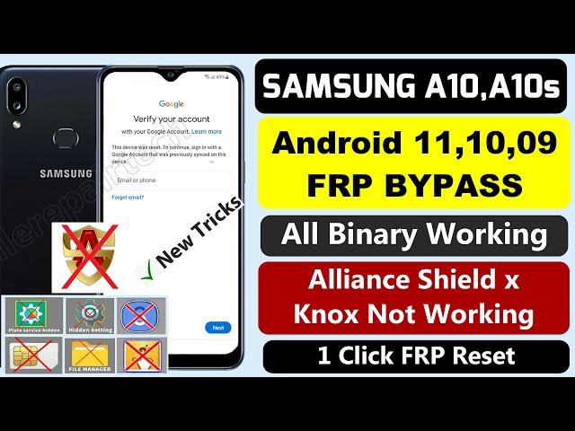 SAMSUNG A10/A10s U8 FRP Bypass Android 11 | Samsung FRP Tool 2022 | No Knox No Alliance Shield