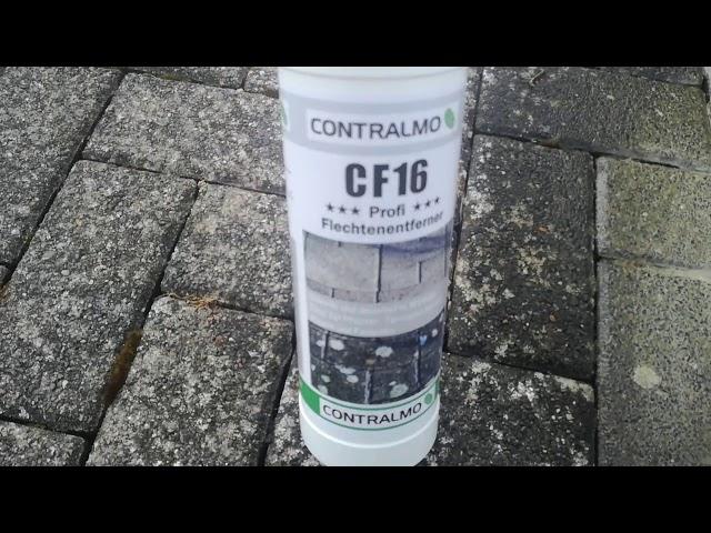 CONTRALMO► CF16 ► Flechtenentferner Moosentferner ►Pflastersteine reinigen► Garageneinfahrt