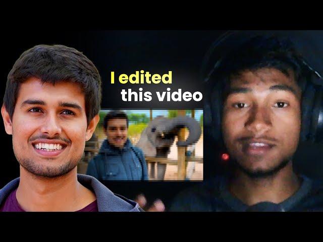 Dhruv Rathee Hired Me  - 17 y/o Video Editor