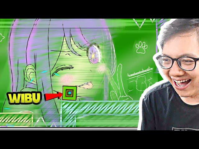 Tôi Đưa Khối Vuông Geometry Dash Tới Thế Giới Gái Alime (Boogie)