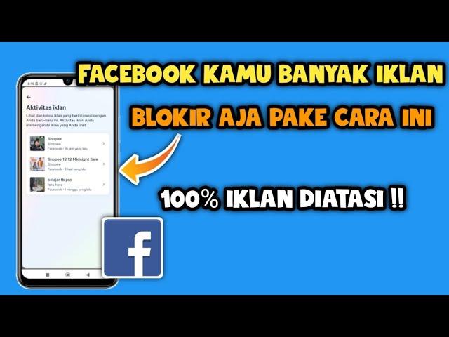 Cara memblokir Iklan di facebook | Blokir iklan facebook