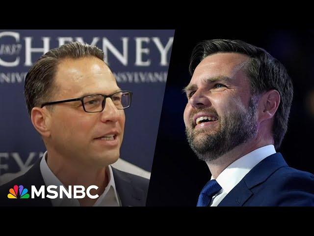 Josh Shapiro dunks on JD Vance: ‘The most inorganic candidate I have ever seen”