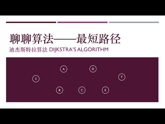 【简单算法】最短路径—迪节斯特拉算法梳理及coding