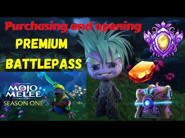 Season one Premium Battlepass purchasing | mojo melee | planet mojo