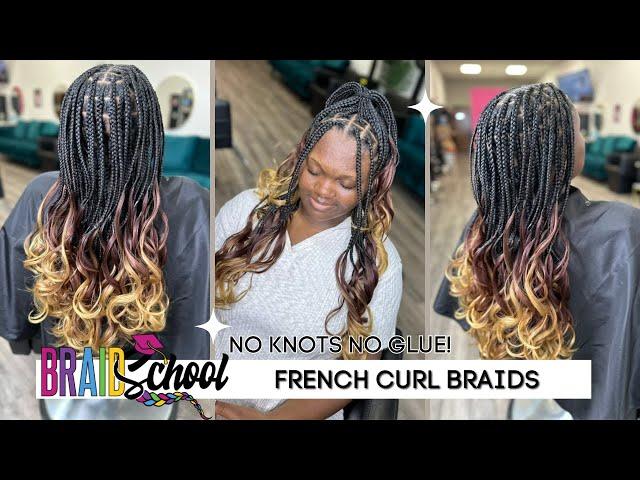 French Curl Braids The Easy Way | Braid School Ep. 106