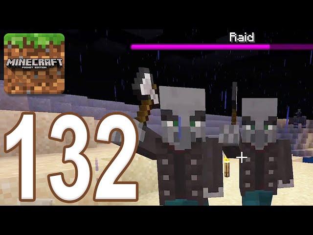 Minecraft: Bedrock Edition - Gameplay Walkthrough Part 132 - Raid (iOS, Android)