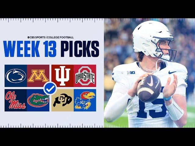 Picks for EVERY Top 25 game in College Football [Full Week 13 Predictions]