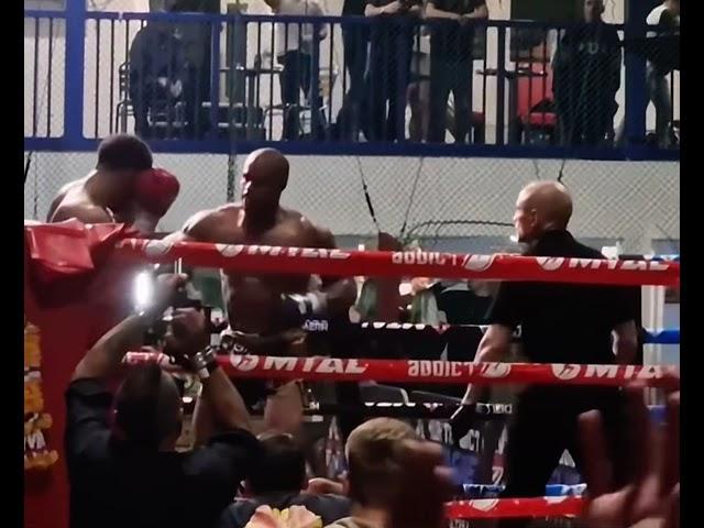 Steven Buckmire Fight Finish on Muay Thai Addict Show September 2023