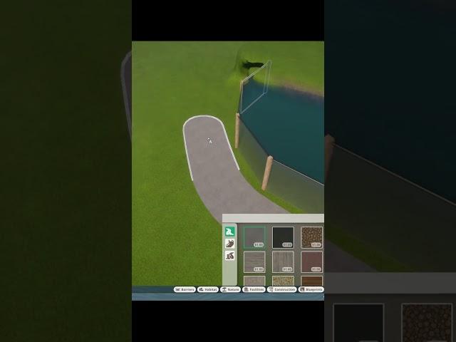 Planet Zoo: Underwater Viewing Area Tutorial | #shorts |
