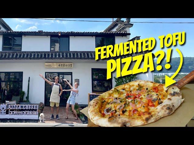 American opens pizzeria in CHINESE VILLAGE?! I have so many questions...