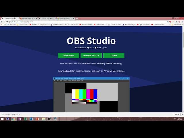 Fix for getting runtime error in OBS Studio even after installing runtime files - IN ENGLISH